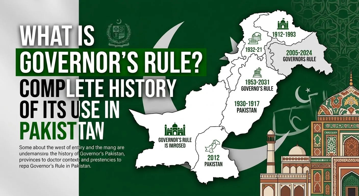 What Is Governor's Rule? Complete History of Its Use in Pakistan